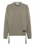 Ganni - Future Wool Mix Oversized O Neck Sweater - Pulloverid - XXS/XS
