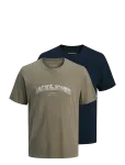 Jack & Jones - Jjavery Tee Ss Crew Neck 2Pk Mp Jnr - L&uuml;hikeste varrukatega - 164