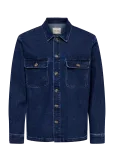 ONLY & SONS - Onskodyl Box Pim Dnm Overshirt - Voodrita teksatagid - XL