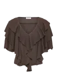 Bubbleroom - Flounce Top - L&uuml;hikeste varrukatega - XS(34)
