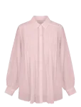 Vero Moda - Vmmathilda Ls Oversize Pleat Shirt Exp - Pikkade varrukatega - M