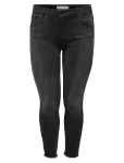 ONLY Carmakoma - Carwilly Reg Ank Skinny Jeans Black Noos - Kitsad - 54 x 32