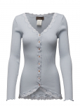 Rosemunde - Rwbabette Silk Ls V-Neck Lace Cardi - Kardiganid - XL