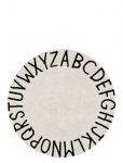 Lorena Canals - Round Abc Natural-Negro/Natural-Black - &Uuml;mmargused vaibad - 150X 150CM