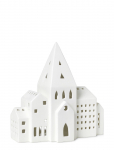 K&auml;hler - Urbania Lyshus City Hvid - Candlesticks & Tealight Holders - H21CM