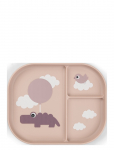 Done By Deer - Foodie Compartment Plate Happy Clouds - Taldrikud - ONE SIZE