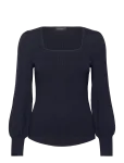 Lauren Ralph Lauren - Rib-Knit Puff-Sleeve Sweater - Pikkade varrukatega - XL