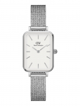 Daniel Wellington - Quadro 20X26 Pressed Sterling S White - Analoogkellad - 20X26MM