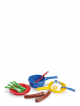 Dantoy - Sausage Set In Net 13 Pc - M&auml;ngutoit ja koogid - 39X 29X 19.5CM