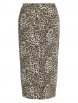 Vila - Vileonor Hw Midi Leo Denim Skirt July/Lc - P&otilde;lveni ja midiseelikud - 34