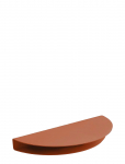 MOEBE - Half Moon Shelf, Terracotta, Small - Riiulid - L:24CM