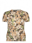 Lauren Ralph Lauren - Floral Cotton-Blend Short-Sleeve Sweater - L&uuml;hikeste varrukatega - XS