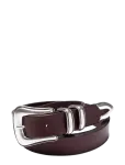 Nudie Jeans - Western Silver Belt Dark Brown - Klassikalised v&ouml;&ouml;d - 80