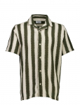 Lindbergh - Bold Striped Resort Shirt S/S - L&uuml;hikeste varrukatega s&auml;rgid - XXL