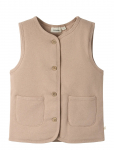 Lil'Atelier - Nmfjobo Tia Loose Sweat Vest Pad Lil - Vestid - 116