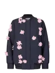 STINE GOYA - Double Sided Crepe, Floral Bomber Jacket - Bomber-jakid - XL