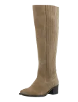Bianco - Biacarol Chelsea Knee High Boot Oily Suede - Pika s&auml;&auml;rega - 37