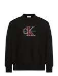 Calvin Klein Jeans - Premium Tri-Color Monologo Cn Sw - Dressipluusid - XXL