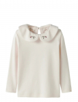 Lil'Atelier - Nmffundo Emb Ls Slim Top Lil - Pikkade varrukatega T-s&auml;rgid - 116