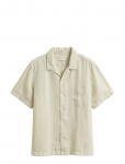 GANT - Reg Gmnt Dyed Linen Ss Camp Shirt - L&uuml;hikeste varrukatega s&auml;rgid - XXXL