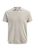 Jack & Jones - Jjhill Knit Split Neck Ss26 - L&uuml;hikeste varrukatega kootud polos&auml;rgid - S