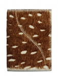 ATP Atelier - Jelsi Cannella Printed Cerbiatto Pony/Vacchetta Passport Holder - Kaarditaskud - ONE SIZE