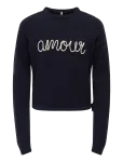Kids Only - Kogkatia Ls Text O-Neck Cp Knt - Džemprid - 122-128