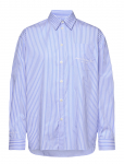 Sporty & Rich - Eden Script Oversized Shirt - Pikkade varrukatega - L
