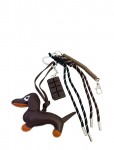 Pipol's Bazaar - Bag Charm Black Dog - V&otilde;tmehoidjad ja kotiripatsid - ONE SIZE