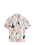 Tommy Hilfiger - Linen Resort Prt Ss Rf Shirt - L&uuml;hikeste varrukatega s&auml;rgid - L