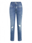 Closed - Women Pedal Pusher Jeans Mid Blue - Sirged ja klassikalised - 40