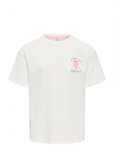 Kids Only - Kogrosita Life S/S Loose Print Top Jrs - L&uuml;hikeste varrukatega - 122-128