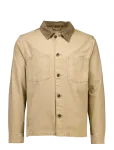 Lindbergh - Corduroy Collar Twill Overshirt - Kerged jakid - S