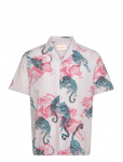 Revolution - Short-Sleeved Cuban Shirt - L&uuml;hikeste varrukatega s&auml;rgid - XXL