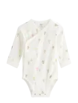 Lindex - Long-Sleeved Wrap Bodysuit - Pikkade varrukatega - 44
