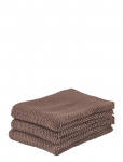 Zone Denmark - Karklud 3 Stk. Brown - N&otilde;udepesulapid - 27X27X0.3CM x 27