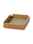 LIND DNA - Teak Tray Square Mini Airy Nupo Herbal Dust/Teak - Kandikud - 18X18X4.5CM