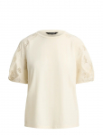 Lauren Ralph Lauren - Eyelet-Bubble-Sleeve Cotton Top - L&uuml;hikeste varrukatega - XL