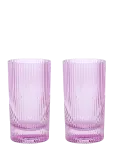 Here's How - Glas Highball The Stella - Set Om 2- Lila - Joogiklaasid - ONE SIZE