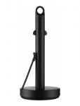 Blomus - Kitchen Towel Holder - 34 Cm, &Oslash; 15 Cm - Loop - Black - Majapidamispaberi hoidikud - L 15CM