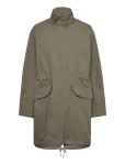 Weekday - Oversized Funnel-Neck Canvas Parka - Parkamantlid - L