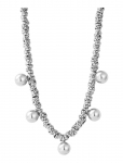 Bud To Rose - Velvet Globe Necklace Silver - Statement kaelakeed - ONE SIZE