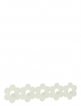 J-Line - Coat Rack Flower Iron White - Konksud ja riidepuud - ONE SIZE