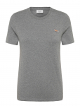 Maison Kitsune - Baby Fox Patch Regular Tee-Shirt - L&uuml;hikeste varrukatega - M