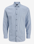 Jack & Jones - Jprblaparker Stripe L/S Shirt Sn - &Auml;ris&auml;rgid - S