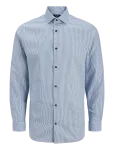 Jack & Jones - Jprblaparker Stripe L/S Shirt Sn - &Auml;ris&auml;rgid - S