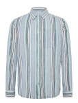 Scotch & Soda - Textured Stripe Regular-Fit Shirt - Vabaaja s&auml;rgid - S