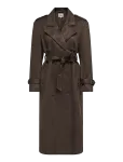 ONLY - Onlina Long Faux Suede Trenchcoat Pnt - Vihmamantlid - M