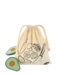 JaBaDaBaDo - Wooden Vegetables In Bag - M&auml;ngutoit ja koogid - ONE SIZE