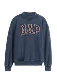 GAP - Vintagesoft Oversized Mockneck Logo Sweatshirt - Dressipluusid - S/M
